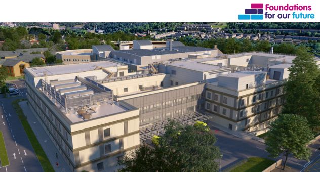 Artists impression of the new clinical building at CRH
