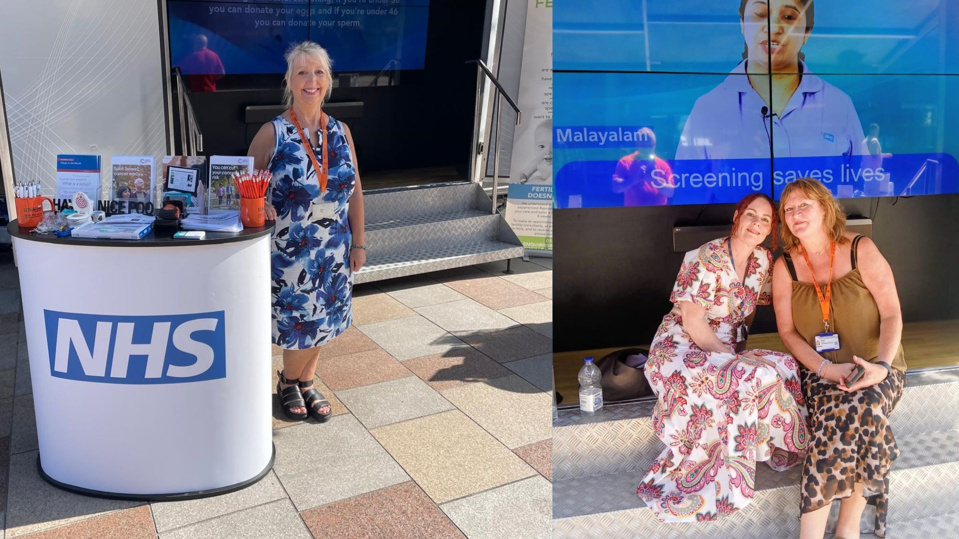 Left to right: Karen Lomax, Lead Administrator and Bridget Keegan and Phillipa Gilbert, Special Screening Practitioners (SSP)