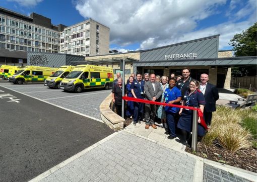 A&E staff cutting the ribbon at last year's opening event