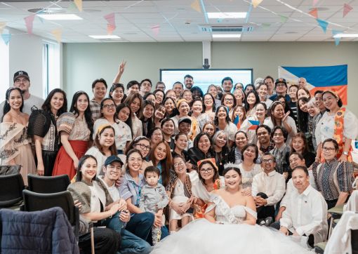 Group photo from the Filipino Festival