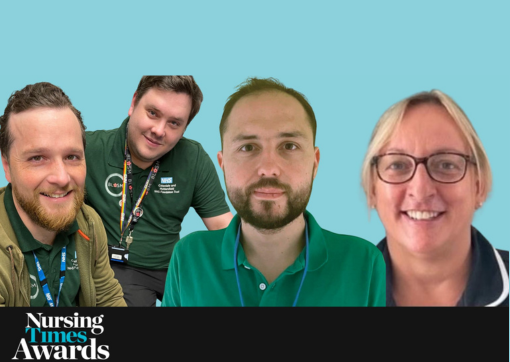 From left to right: Darren Blake, Alistair, Anthony Thomas and Julie Mellor