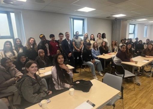 Group photo of the students