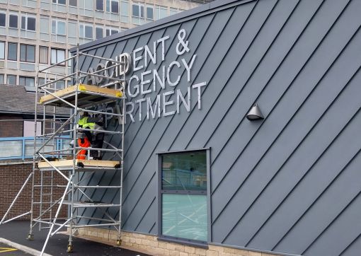 The new Accident and Emergency Department at Huddersfield has been handed over