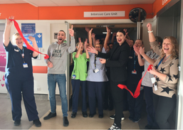 Group of colleagues outside ICU