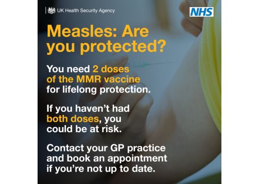 Measles cases prompt MMR vaccine call