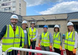 The new Mayor of Kirklees has been to visit our new HRI A&E
