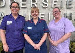 Colleagues and partners who worked with Abbie Thompson to gain innovation funding include Nurse Consultant for Elderly, Renee Comerford; Hospital Palliative Care Team Leader, Gemma Gordon; Overgate Hospice, Marie Curie and Calderdale GP, Helen Davies.