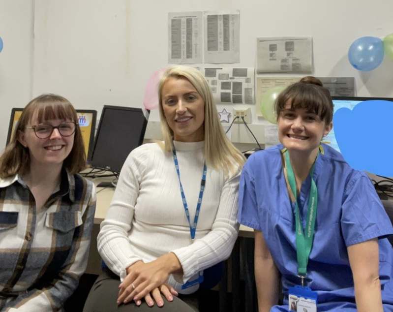 The Cytopsonge Team: Hannah Olejnik, Tyler Megson and Claire McDonald.