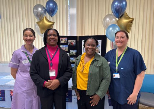 Rose, Brenda, Jeanette and Zoe at the welcome event