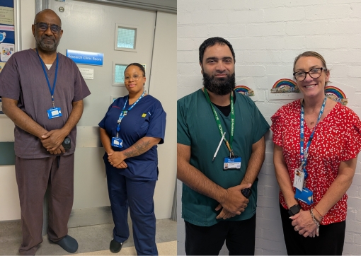 Some of the team who have been involved in the study