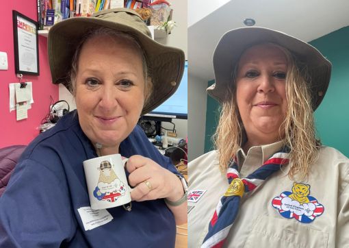 Tina's swapping the blue for her scout uniform as she heads to Korea