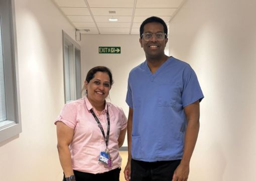 Dr Deepa Denesh and Dr Hassan Bholah