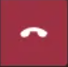 Red box with a white telephone icon in the middle.