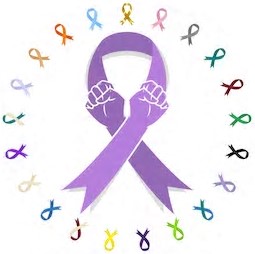 Image of different coloured cancer ribbons