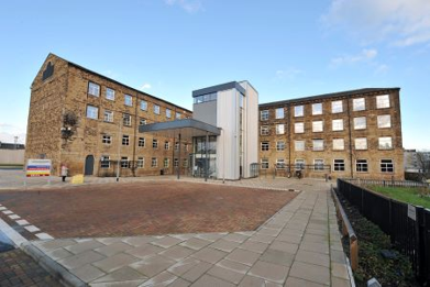 The entrance of Allan House