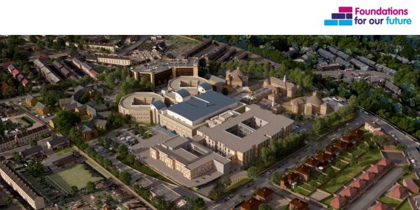 An artist's impression of the new Calderdale Royal footprint