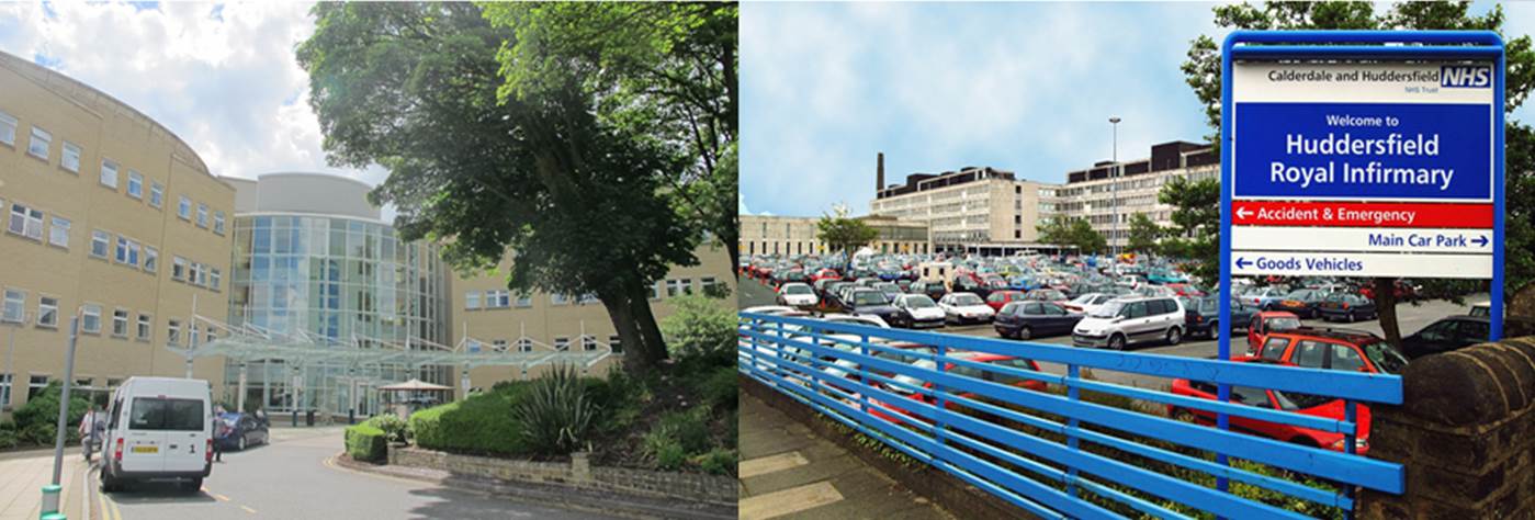 Image of current hospital front entrances