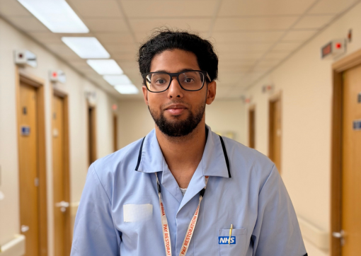 Mo pictured at CHFT