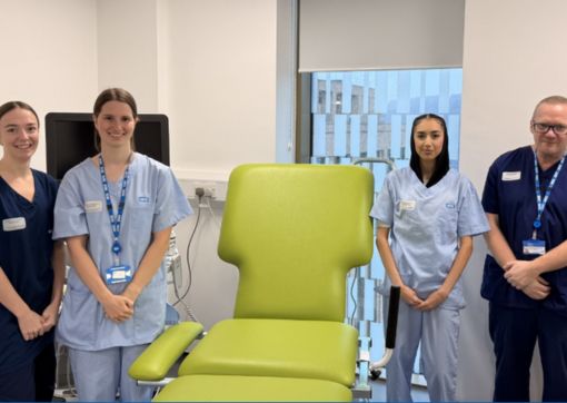 Pictured left to right are Olivia, Amy, Hannah and Wayne