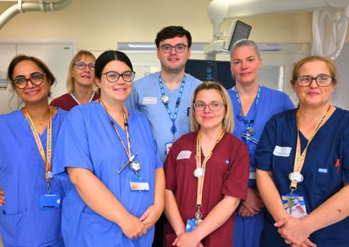 A group photo of some of our Radiology team
