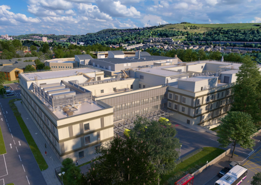 An artist impression of the new hospital at CRH
