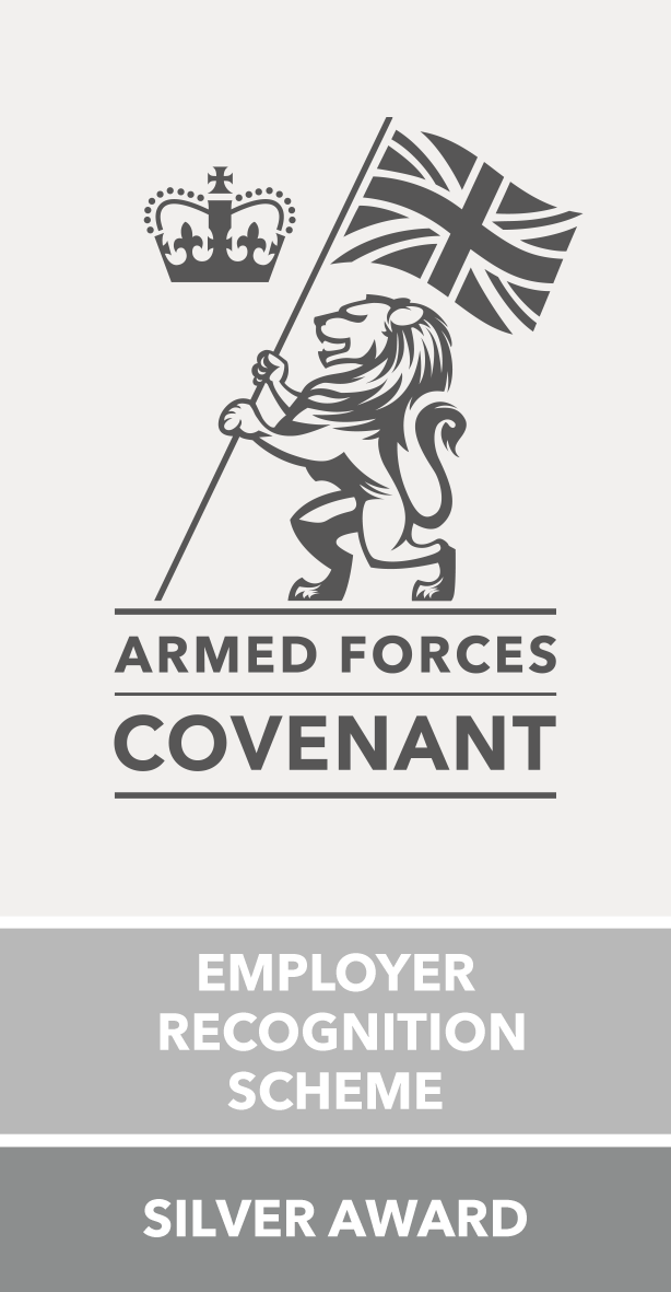 Armed Forces Covenant Logo: Employer Recognition Scheme - Silver Award